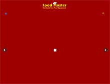 Tablet Screenshot of foodmastergroup.com